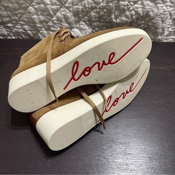 ED by Ellen Degeneres Tan Suede Booties Size 10 NWOT - Picture 5 of 5